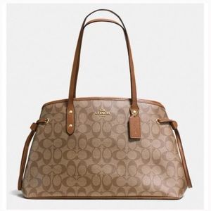 🍪 COACH Set 🍪 Drawstring Carryall Signature Purse & Wallet